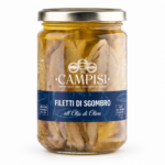 FILETTI DI SGOMBRO IN OLIO DI OLIVA | CAMPISI | Vaso da 300 gr