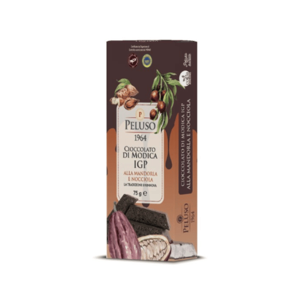 cioccolata di modica mandorle e nocciole cioccolata di modica mandorle e nocciole