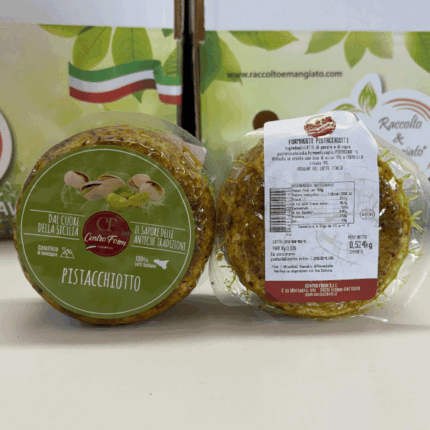 Formaggio pistacchiotto con dettagli
