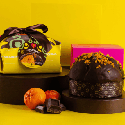 Panettone al Mandarino e Cioccolato Fondente