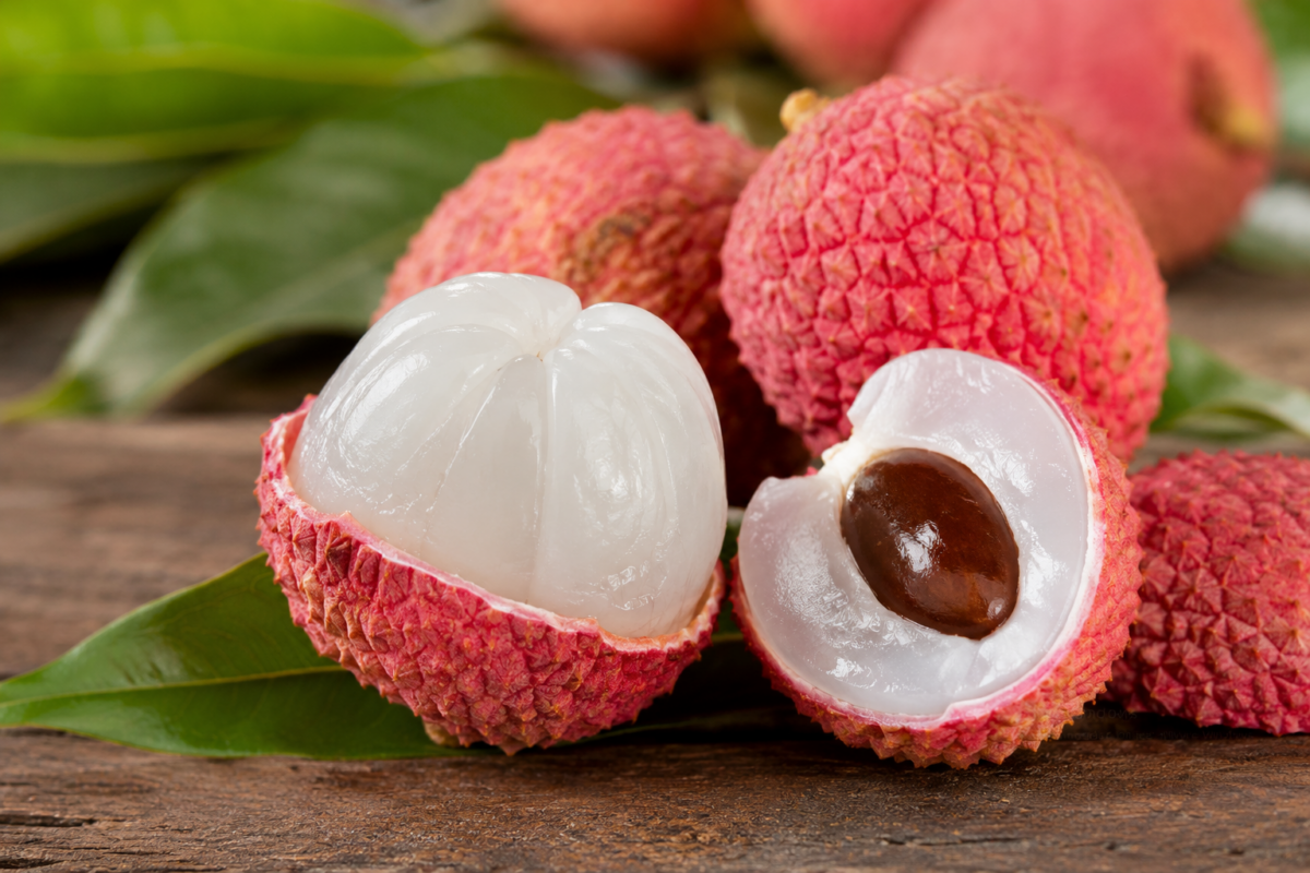 Litchi siciliano aperto 